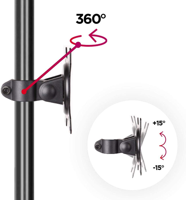Duronic DM15D1 Braccio porta monitor con funzione tilt per una postura corretta.