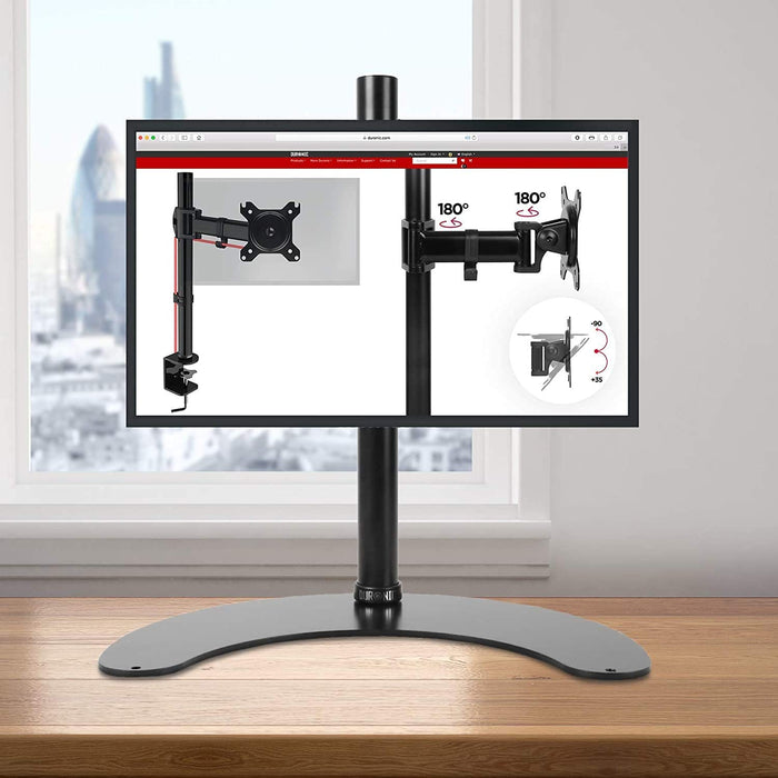 Duronic DM15D1 Supporto monitor regolabile con funzioni ergonomiche complete.