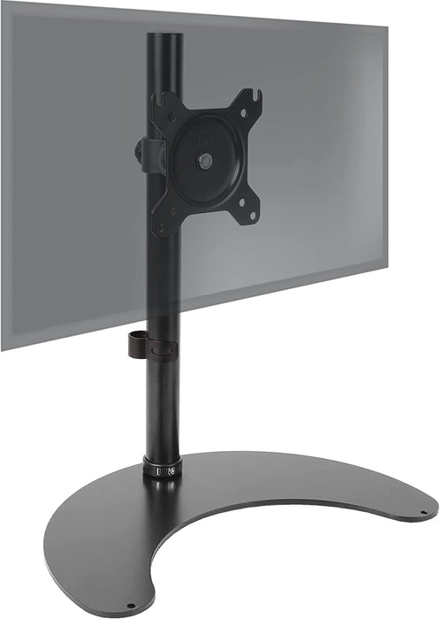 Duronic DM15D1 Supporto monitor singolo regolabile con base robusta e braccio ergonomico.
