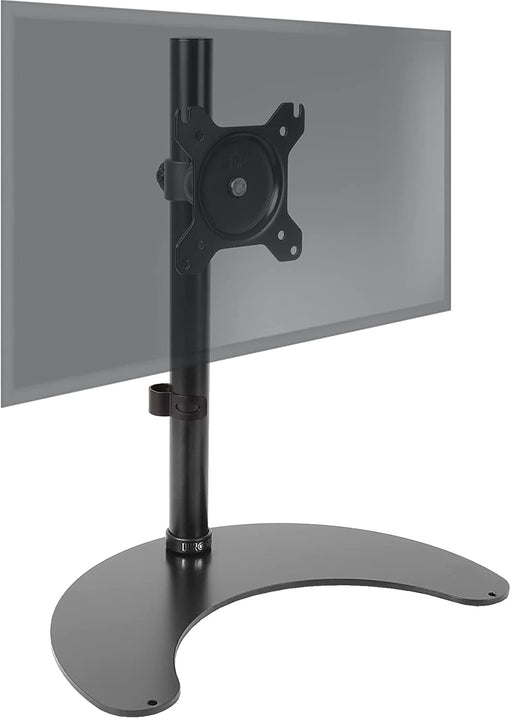 Duronic DM15D1 Supporto monitor singolo regolabile con base robusta e braccio ergonomico.