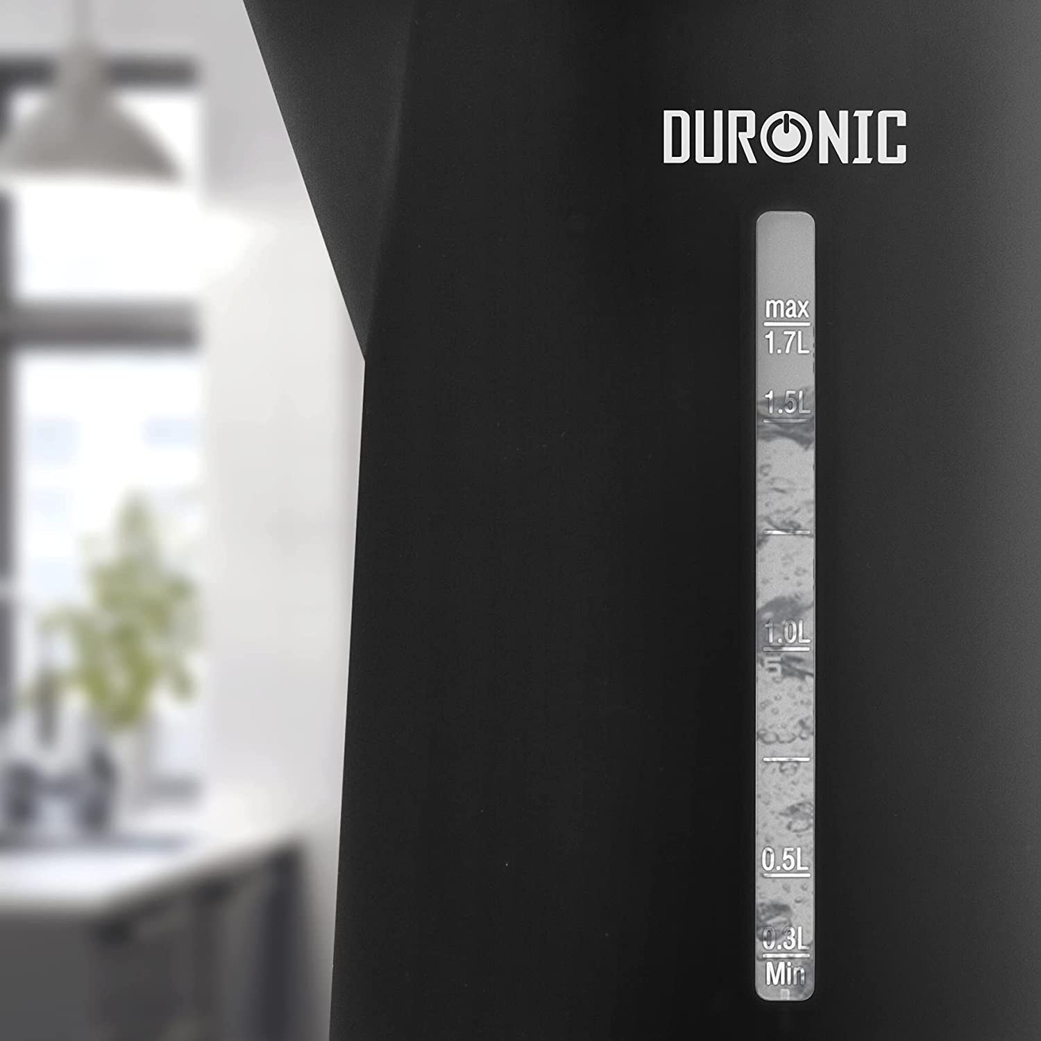 Duronic EK17 BK Bollitore Elettrico da 1,7L per preparare facilmente acqua calda per tutta la famiglia.