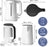 Duronic EK17 WE Bollitore Elettrico con dimensioni 24 × 22 × 15,5 cm