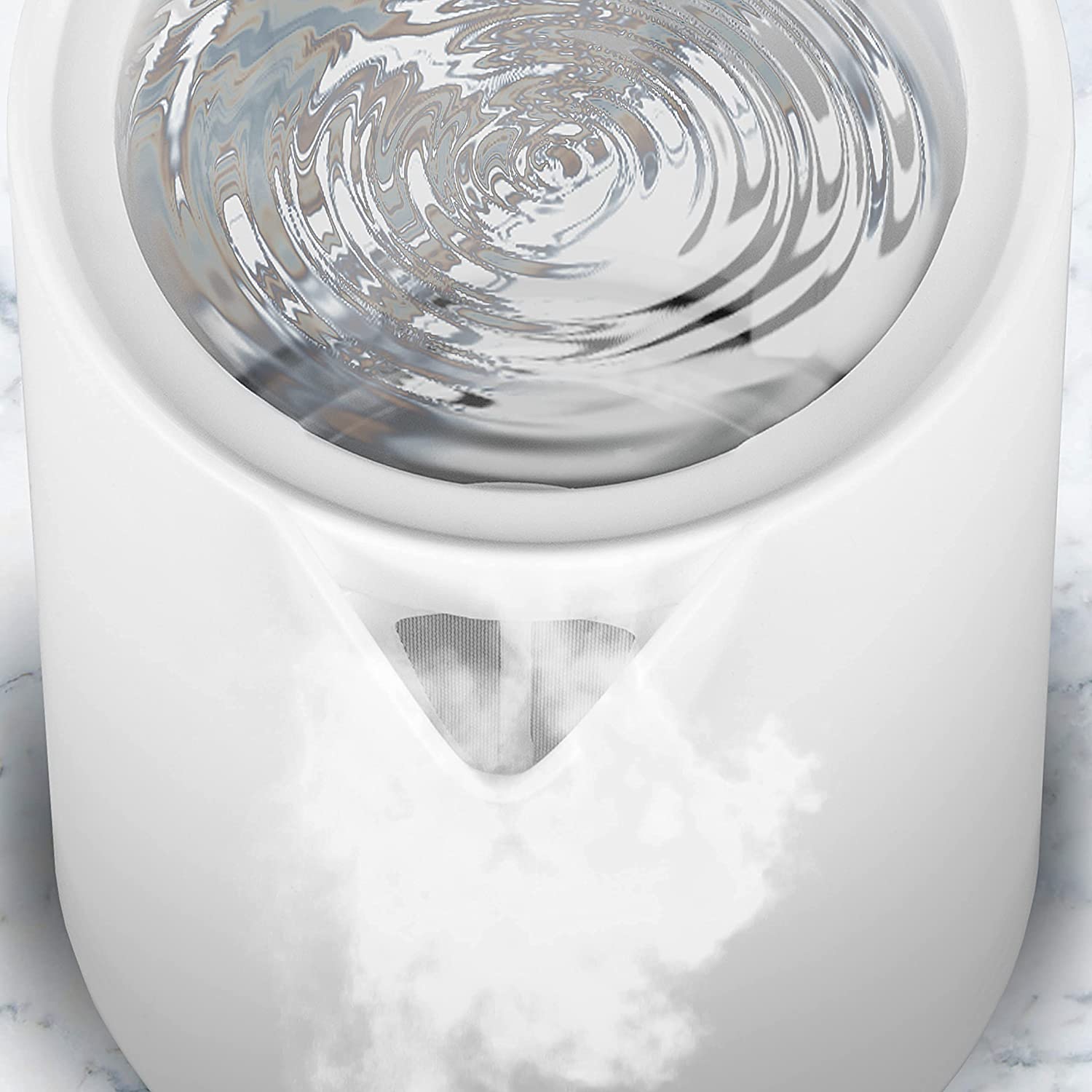Duronic EK17 WE Bollitore con filtro a rete rimovibile che copre l'intero beccuccio per filtrare il calcare