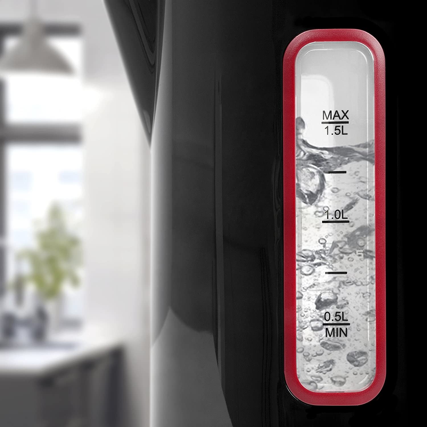 Duronic EK30 BK Bollitore 1,5L con design compatto e pratico per l'uso quotidiano