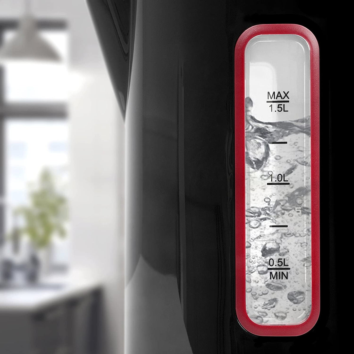 Duronic EK30 BK Bollitore 1,5L con design compatto e pratico per l'uso quotidiano