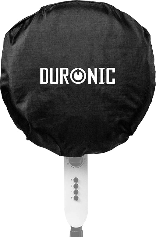 Duronic FN12/FN16 Copertura protettiva con logo Duronic per proteggere il ventilatore dalla polvere.
