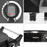 Duronic HP1 BK Vista dettagliata della piastra elettrica con finiture e componenti principali.
