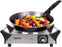Duronic HP1 SS Piastra Elettrica in acciaio inox con verdure grigliate, ideale per una cucina sana e gustosa.