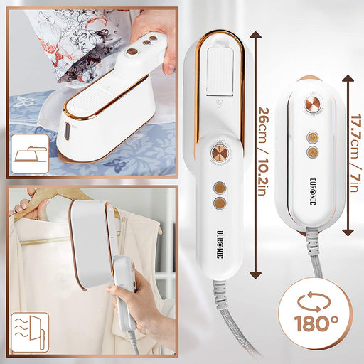 Duronic HS90 WE Dimensioni compatte con impugnatura pieghevole ergonomica.