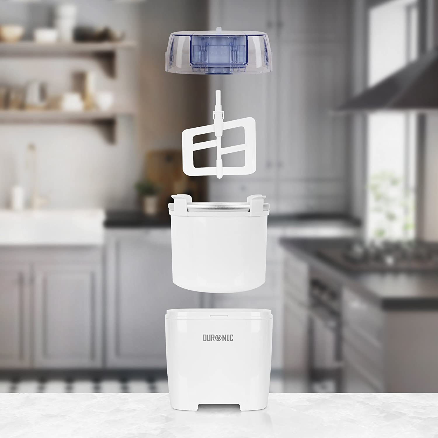 Duronic IM540 Componenti della gelatiera elettrica da 1,5 L facili da montare e utilizzare.