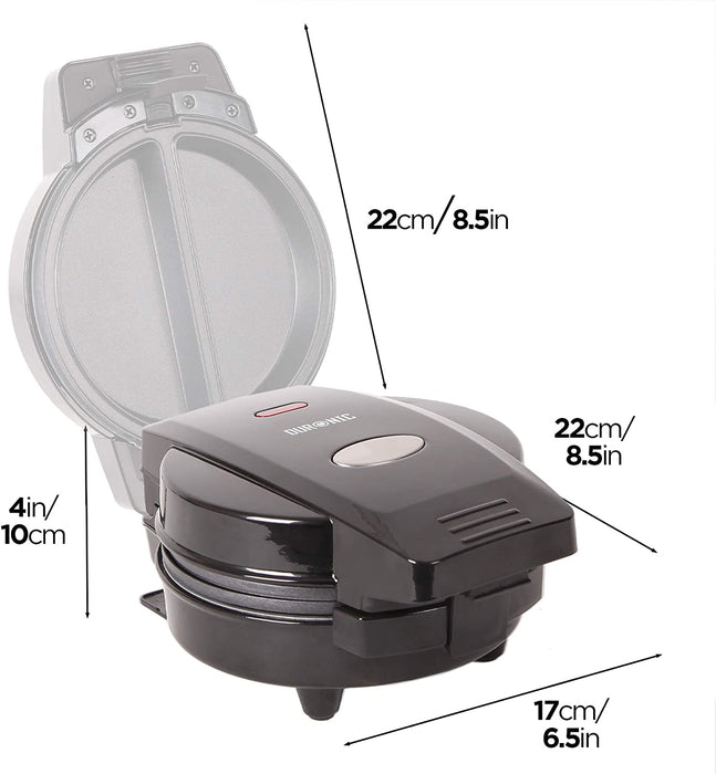 Duronic OM60 Dimensioni dettagliate della macchina per omelette per verificare facilmente l'ingombro.